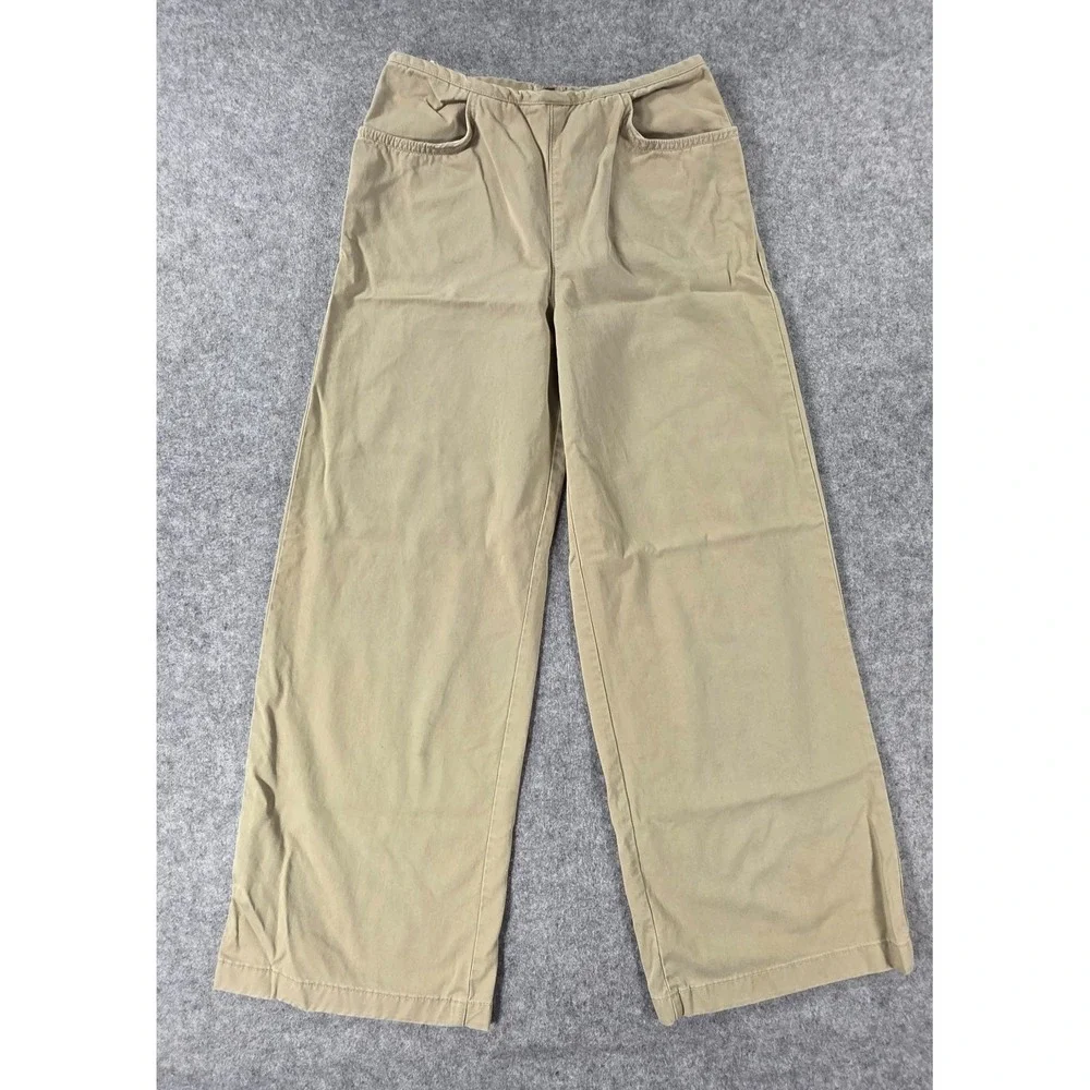 Vintage Edwin International Jeans 32x30 Khaki Tan Beige Pants Wide Leg Y2K 90s